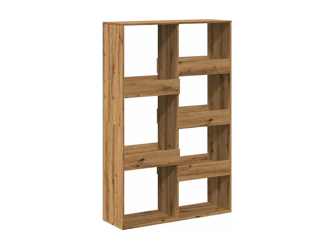 Bibliothèque chêne artisanal 100x33x155,5 bois d'ingénierie