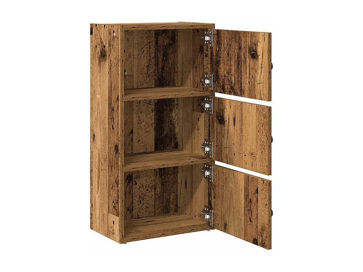 Bibliothèque vieux bois 40x24x77 bois d'ingénierie