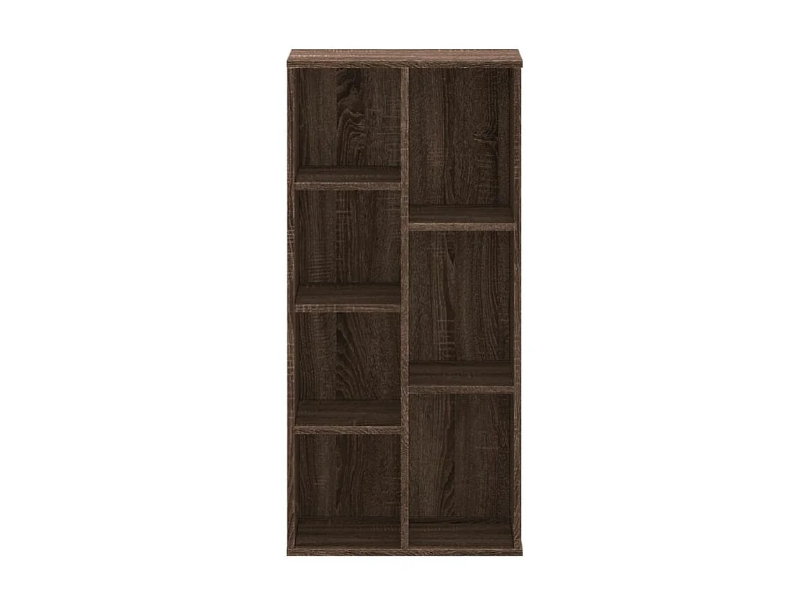 Bibliothèque chêne marron 50x25x105 bois d'ingénierie