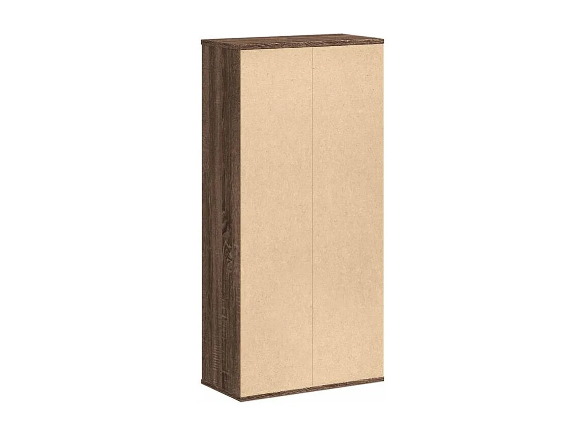 Bibliothèque chêne marron 50x25x105 bois d'ingénierie