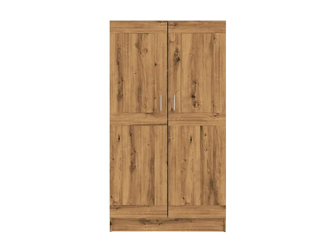 Bibliothèque chêne artisanal 82,5x30,5x150 bois d'ingénierie