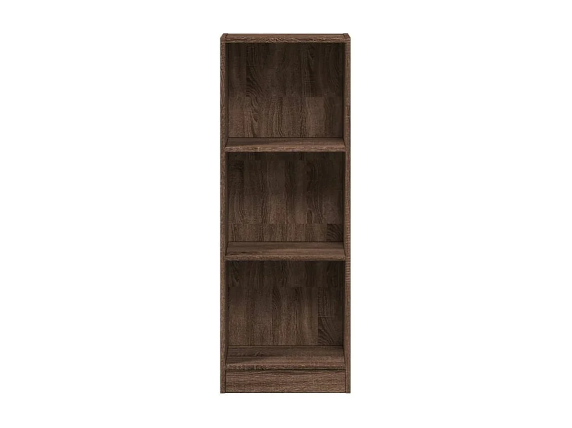 Bibliothèque chêne marron 40x24x109 bois d'ingénierie