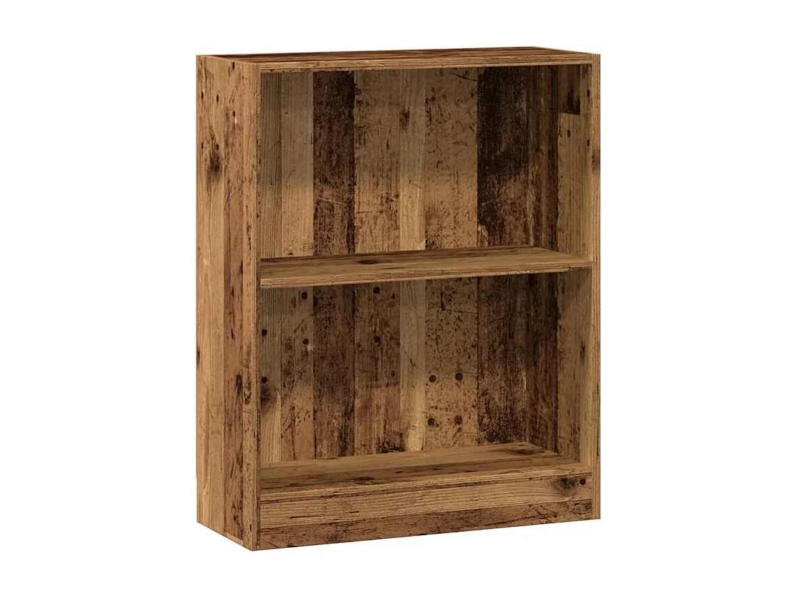 Bibliothèque vieux bois 60x24x76 bois d'ingénierie