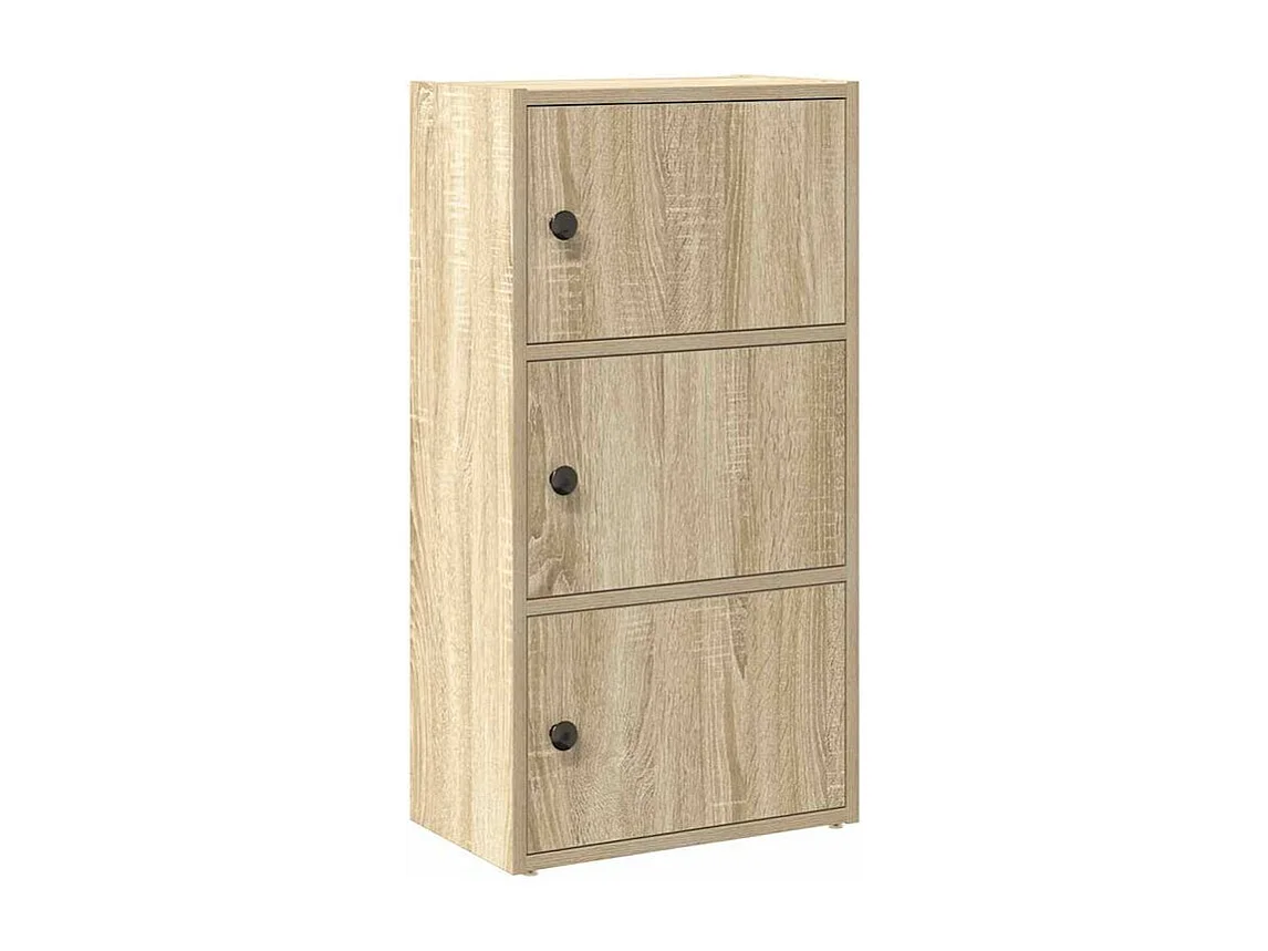 Bibliothèque chêne sonoma 40x24x77 bois d'ingénierie