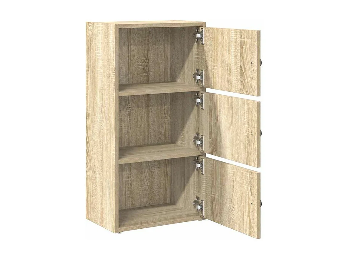 Bibliothèque chêne sonoma 40x24x77 bois d'ingénierie