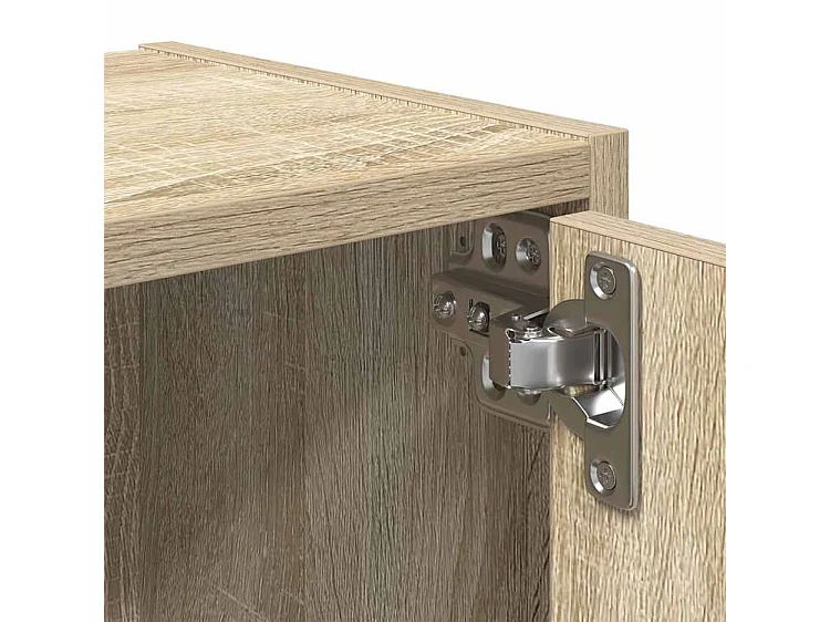 Bibliothèque chêne sonoma 40x24x77 bois d'ingénierie