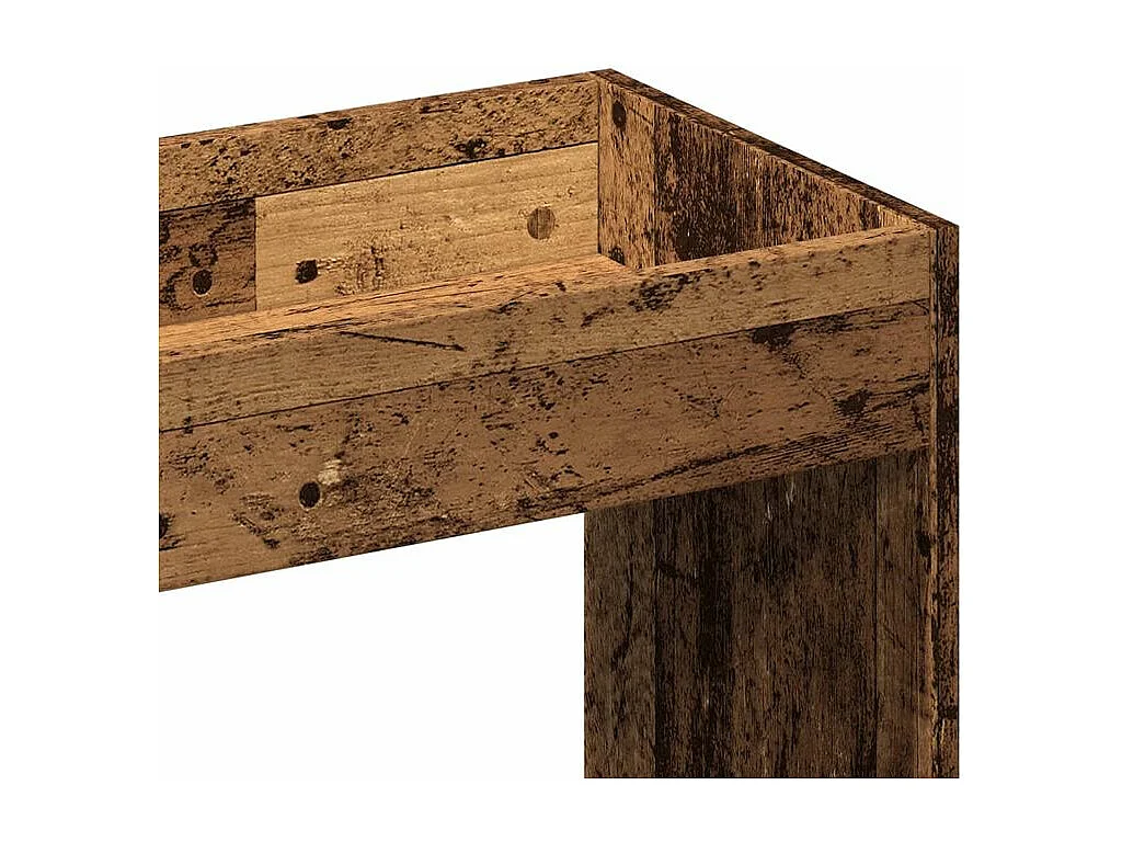 Buffet haut vieux bois 63x33x140 bois d'ingénierie