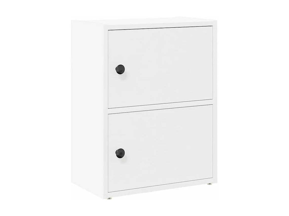 Bibliothèque blanc 40x24x52 bois d'ingénierie