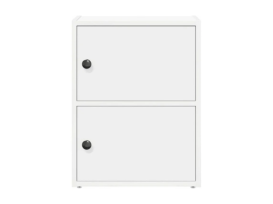 Bibliothèque blanc 40x24x52 bois d'ingénierie