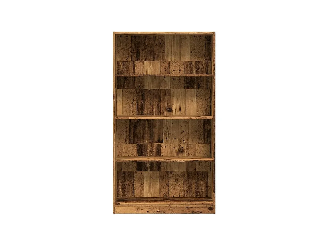 Bibliothèque vieux bois 80x24x143 bois d'ingénierie