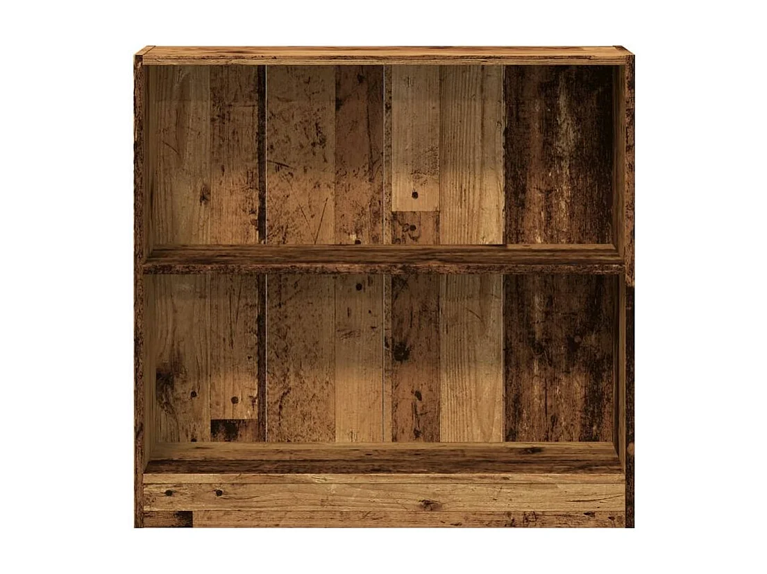 Bibliothèque vieux bois 80x24x76 bois d'ingénierie