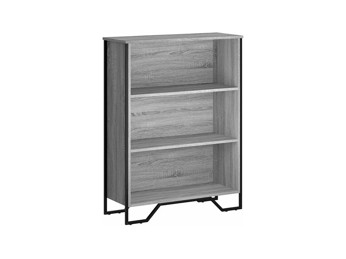 Bibliothèque sonoma gris 80x31x106 bois d'ingénierie