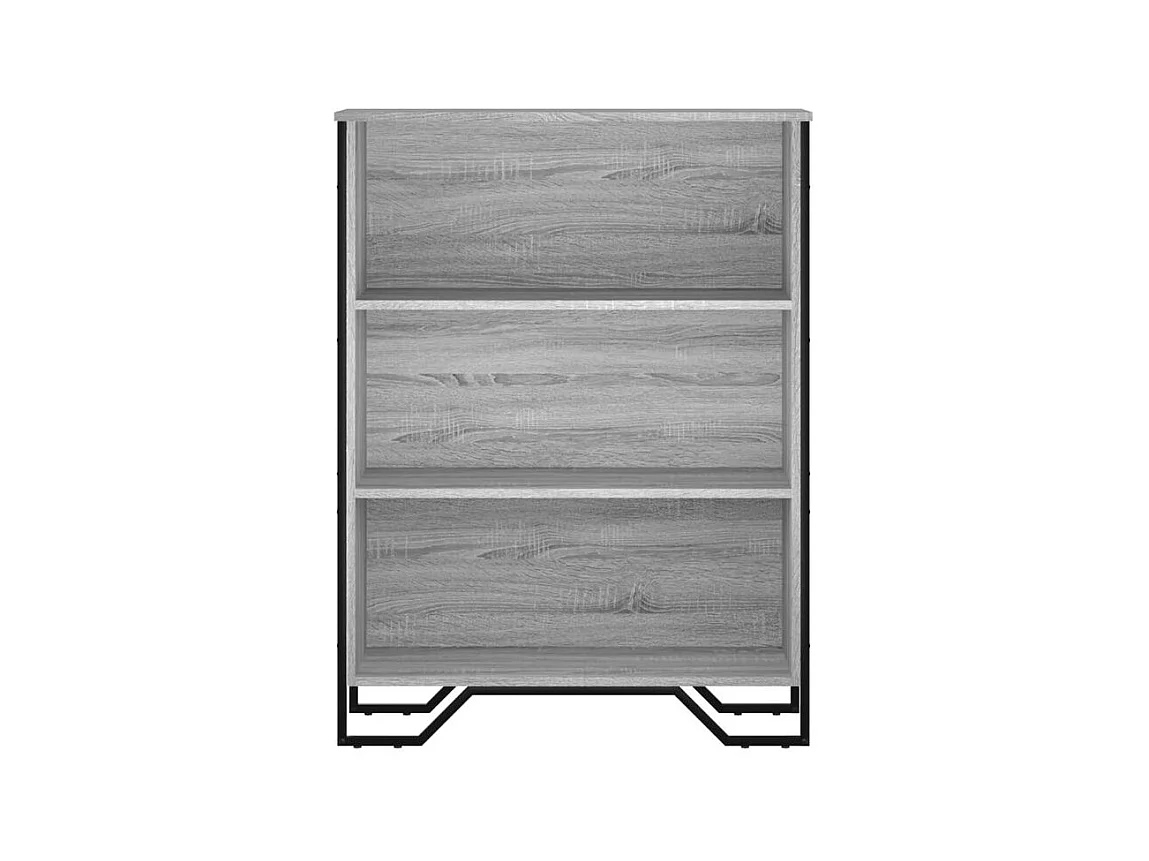 Bibliothèque sonoma gris 80x31x106 bois d'ingénierie