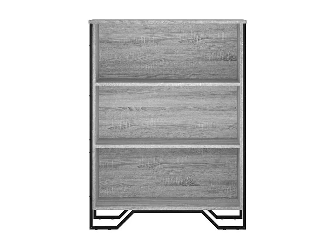 Bibliothèque sonoma gris 80x31x106 bois d'ingénierie