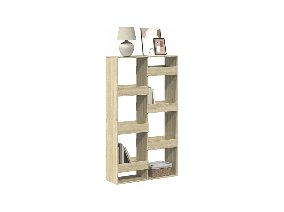 Bibliothèque chêne sonoma 100x33x175 bois d'ingénierie