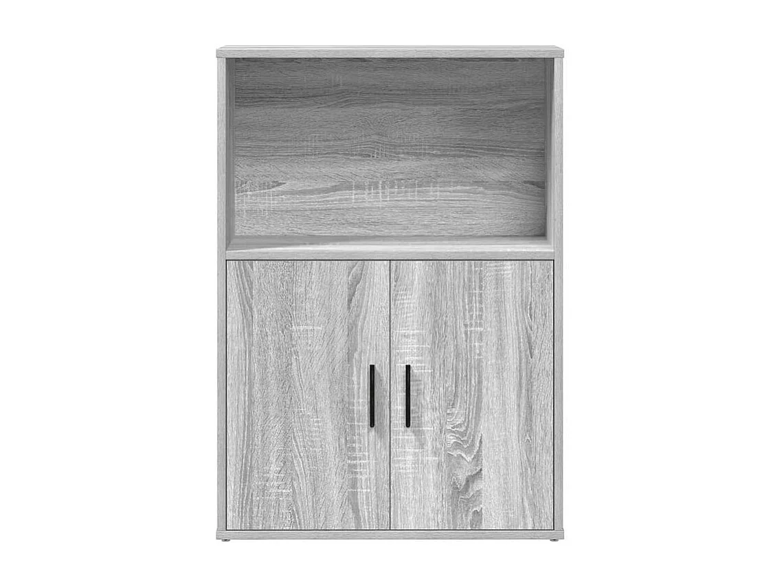 Bibliothèque sonoma gris 60x24x85 bois d'ingénierie