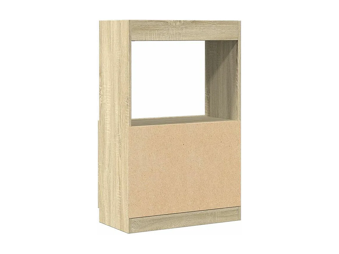 Buffet haut chêne sonoma 63x33x100 bois d'ingénierie