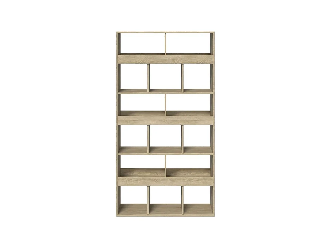 Bibliothèque chêne sonoma 100x33x187,5 bois d'ingénierie