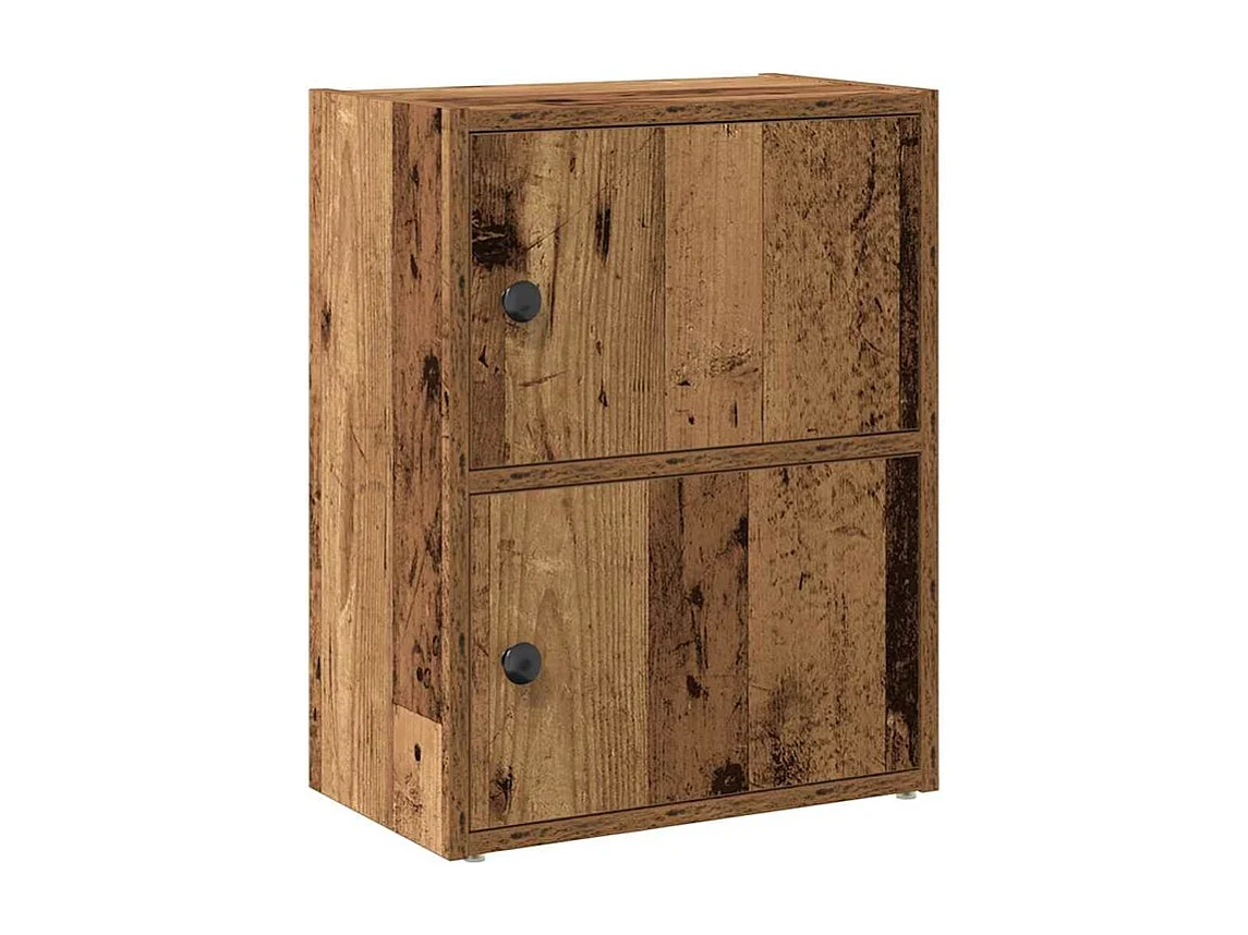 Bibliothèque vieux bois 40x24x52 bois d'ingénierie