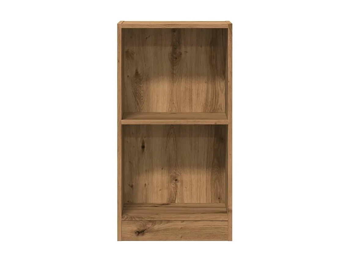 Bibliothèque chêne artisanal 40x24x76 bois d'ingénierie