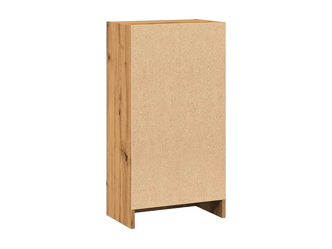 Bibliothèque chêne artisanal 40x24x76 bois d'ingénierie