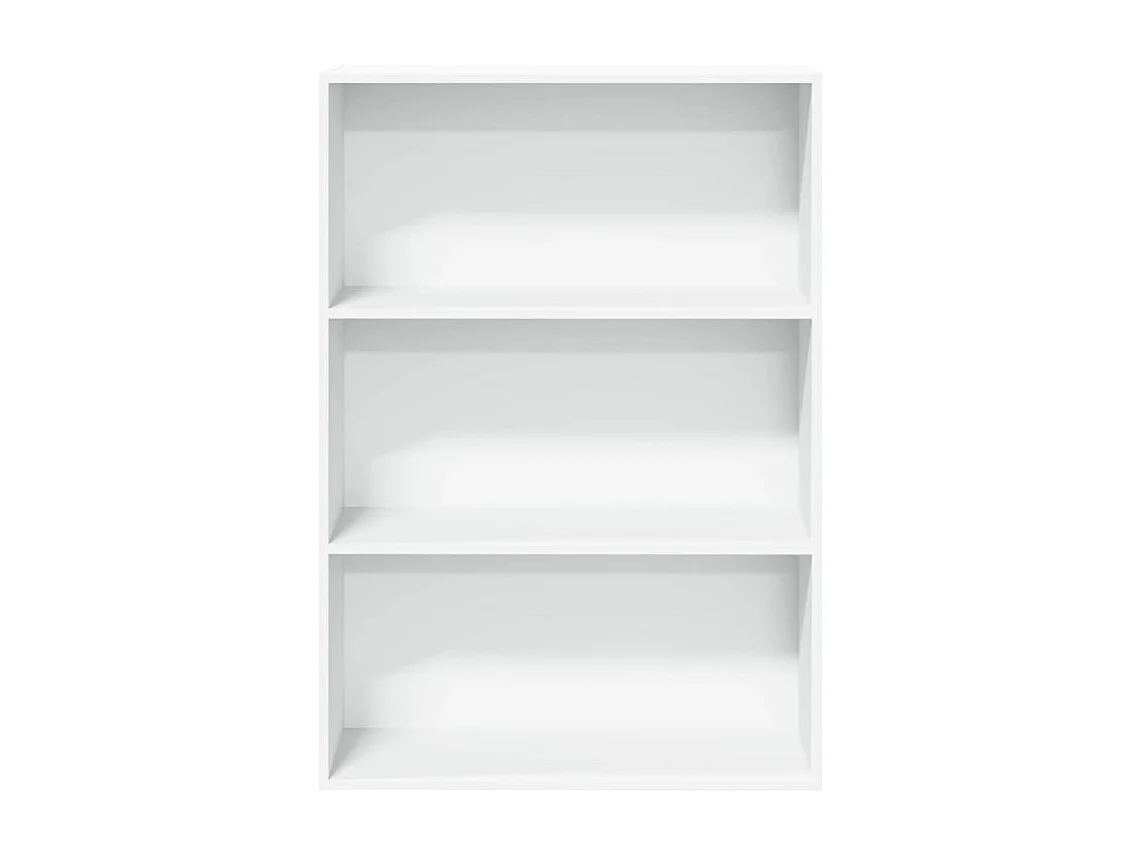 Bibliothèque blanc 80x30x114 bois d'ingénierie