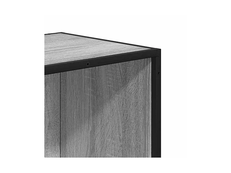 Bibliothèque sonoma gris 40x35x170,5 bois d'ingénierie