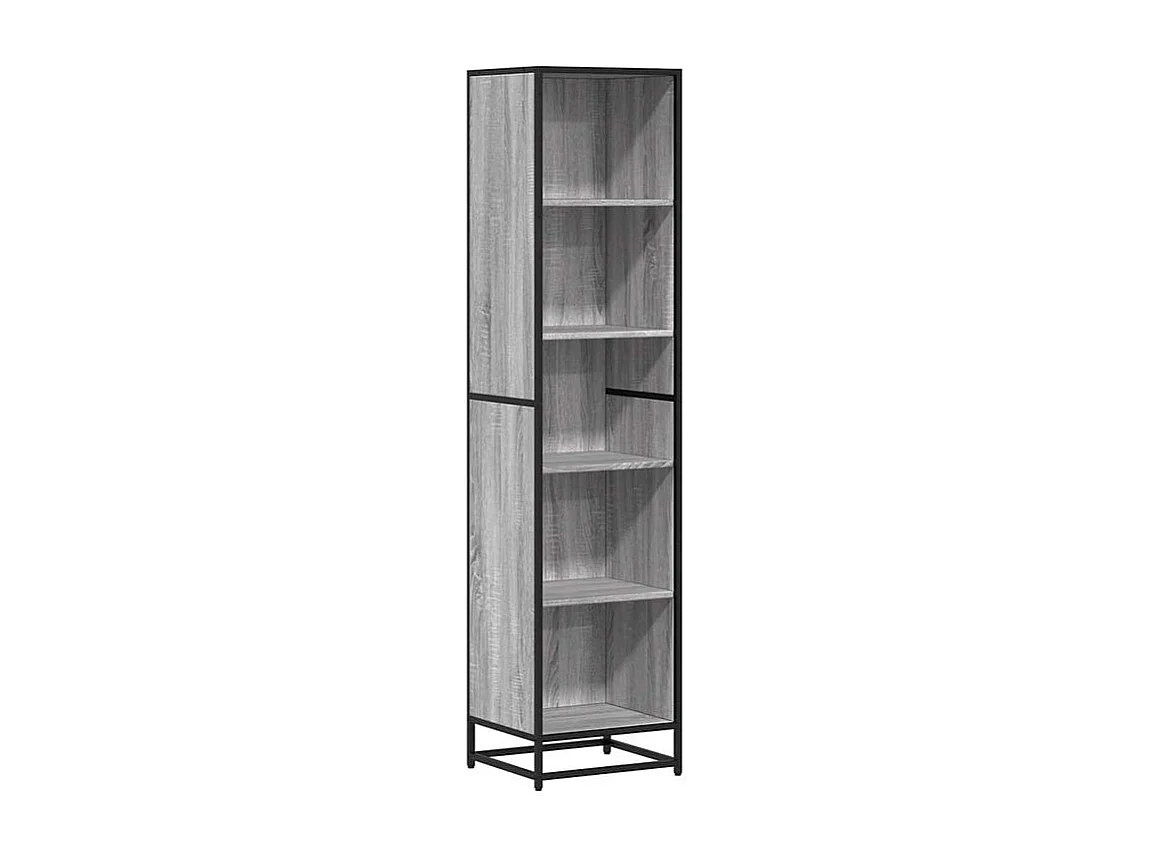 Bibliothèque sonoma gris 40x35x170,5 bois d'ingénierie