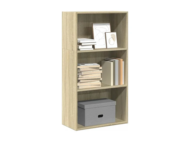 Bibliothèque chêne sonoma 60x30x114 bois d'ingénierie