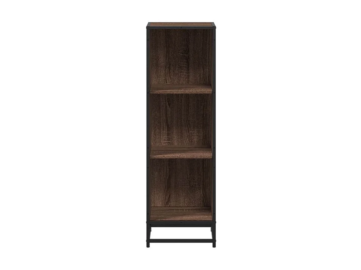 Bibliothèque chêne marron 33,5x33x107,5 bois d'ingénierie