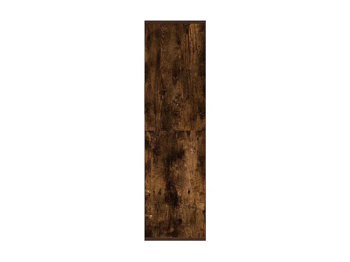 Bibliothèque chêne fumé 34x31x112 bois d'ingénierie