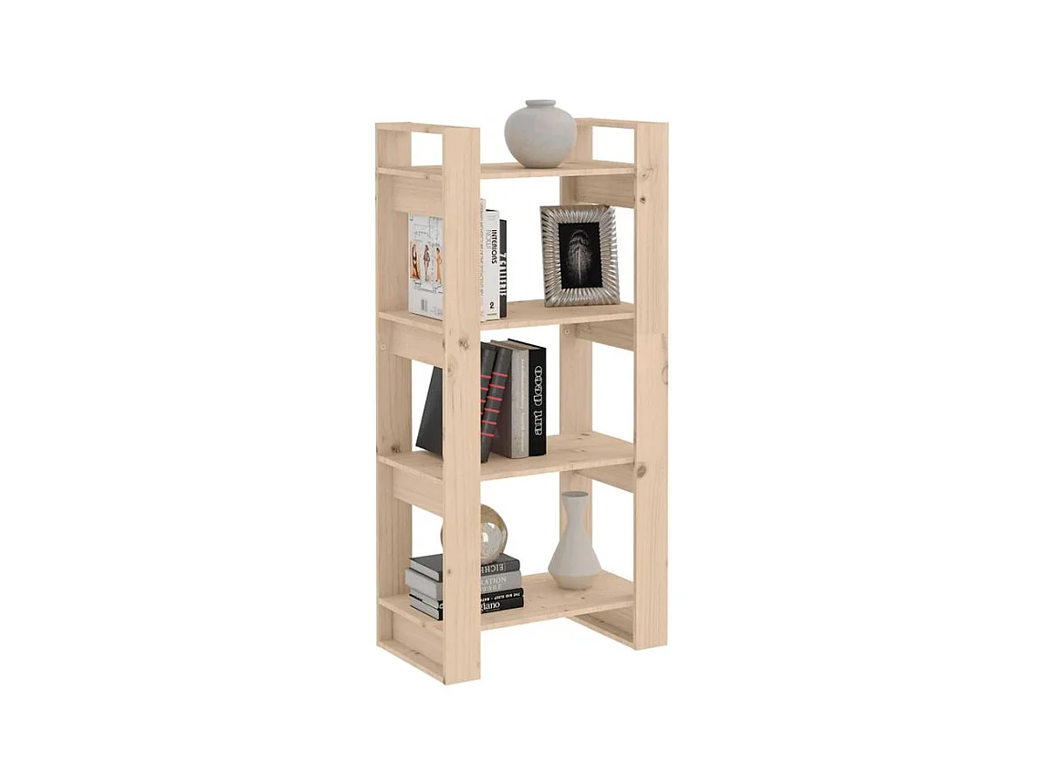 Bibliothèque-Séparateur de pièce 60x35x125 Bois massif