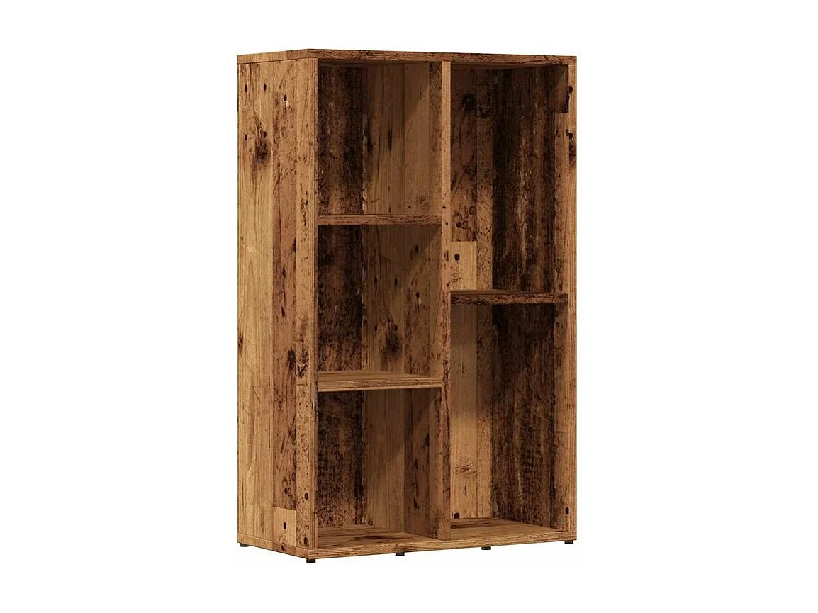 Bibliothèque vieux bois 45x25x80 bois d'ingénierie