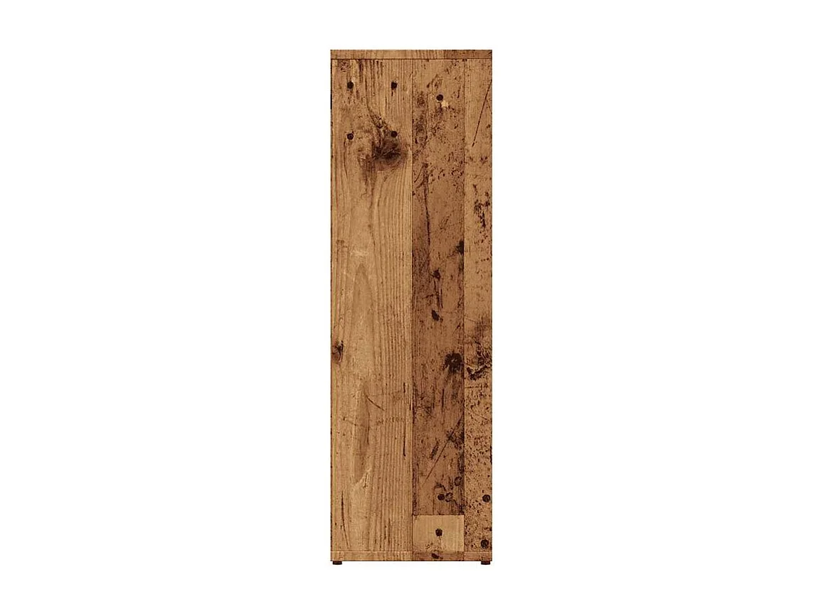 Bibliothèque vieux bois 45x25x80 bois d'ingénierie