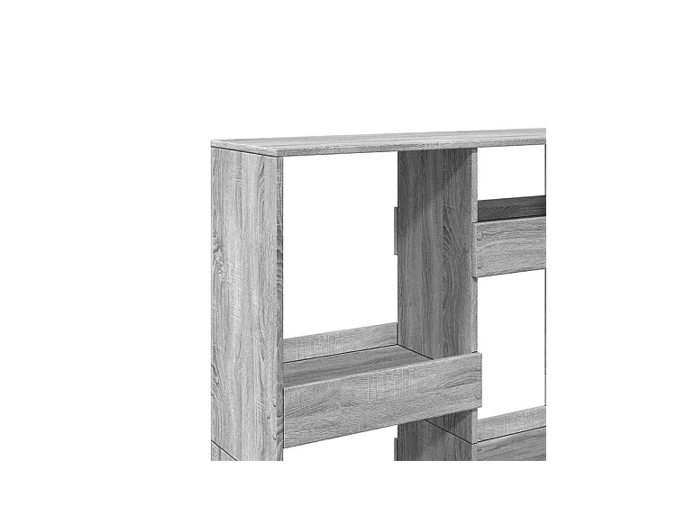 Bibliothèque sonoma gris 100x33x135 bois d'ingénierie