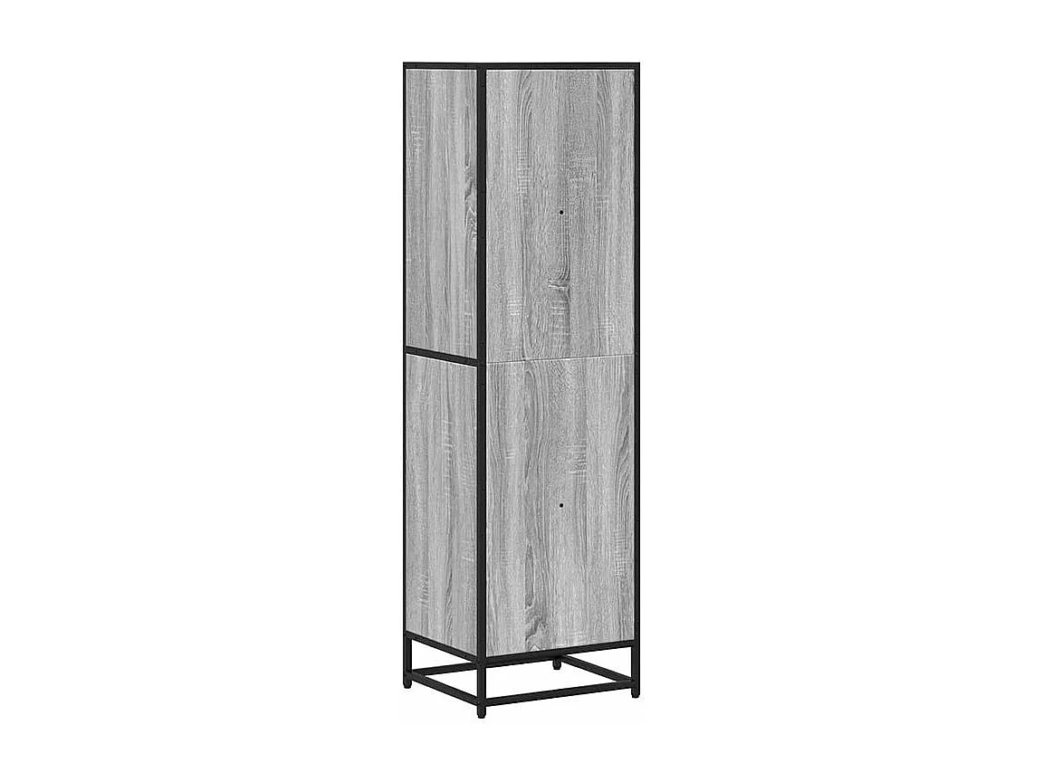 Bibliothèque sonoma gris 40x35x139 bois d'ingénierie