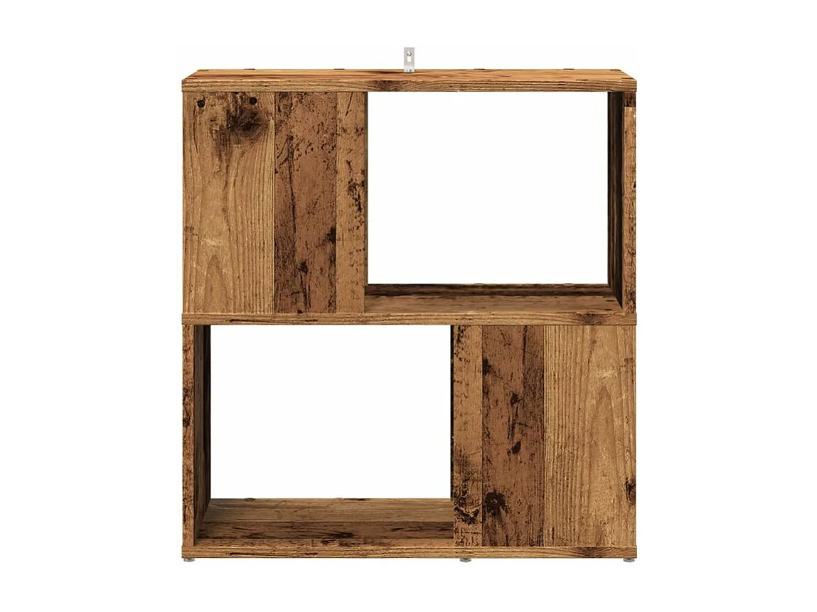 Bibliothèque vieux bois 60x24x63 bois d'ingénierie