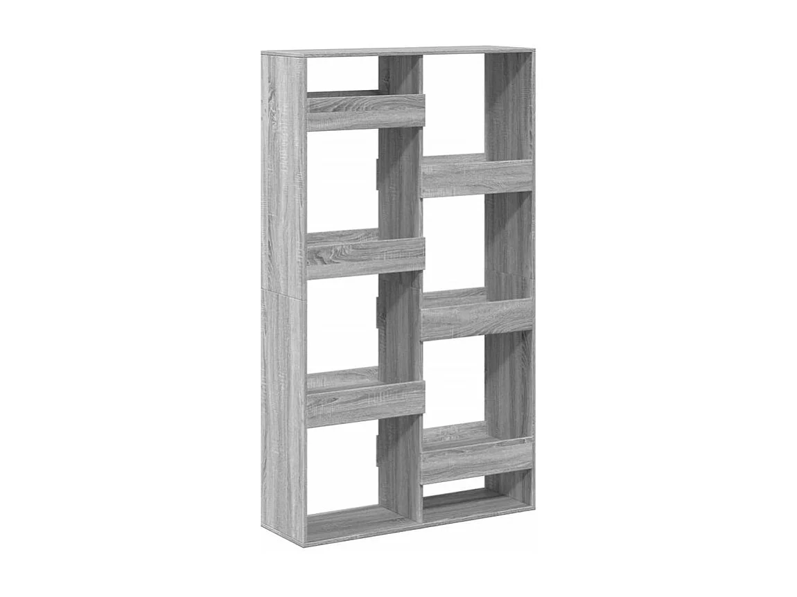 Bibliothèque sonoma gris 100x33x175 bois d'ingénierie