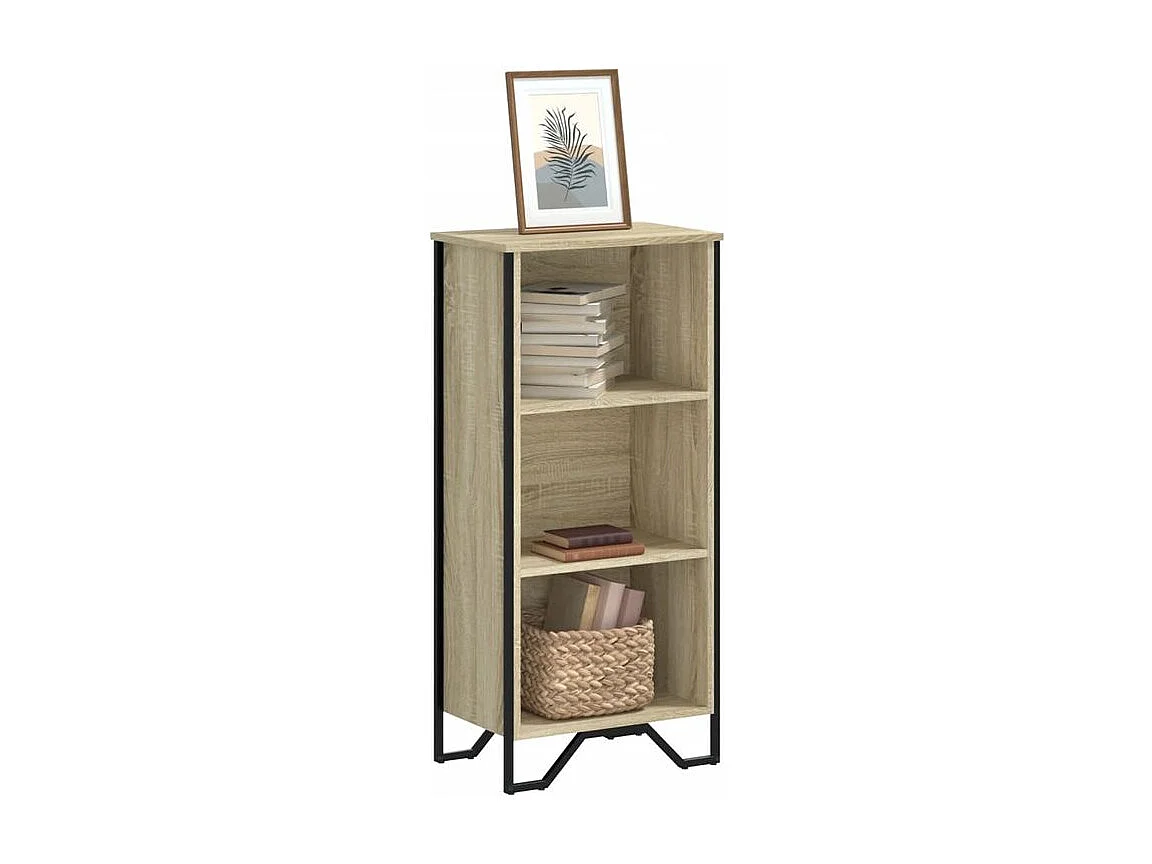 Bibliothèque chêne sonoma 50x31x106 bois d'ingénierie