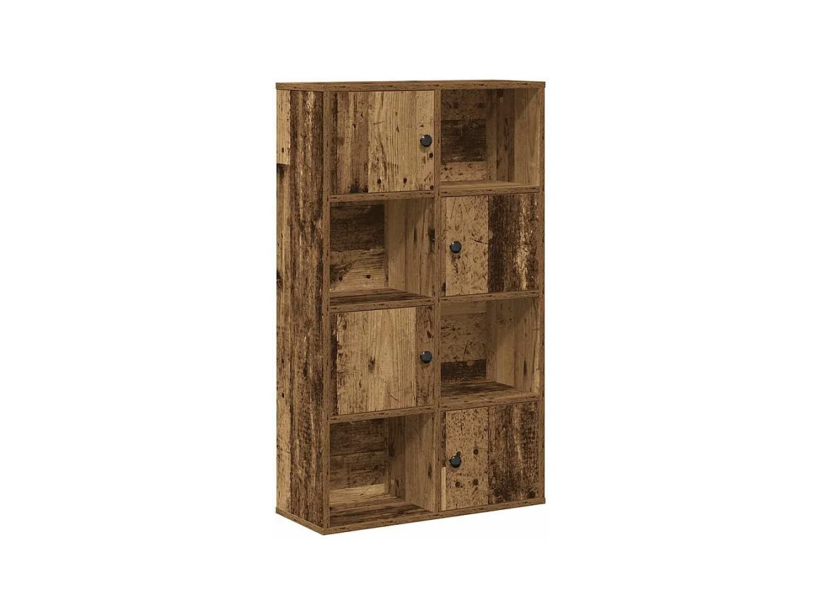 Bibliothèque vieux bois 60x24x101,5 bois d'ingénierie