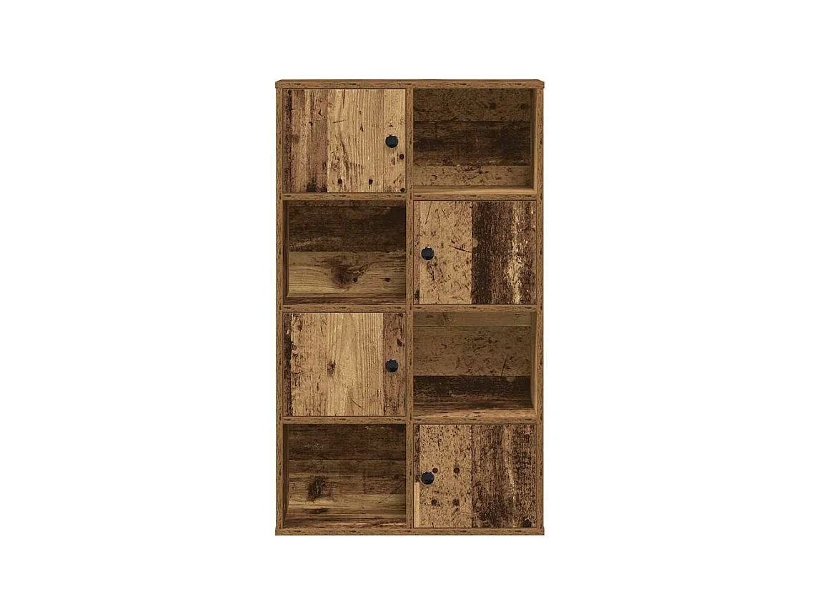 Bibliothèque vieux bois 60x24x101,5 bois d'ingénierie