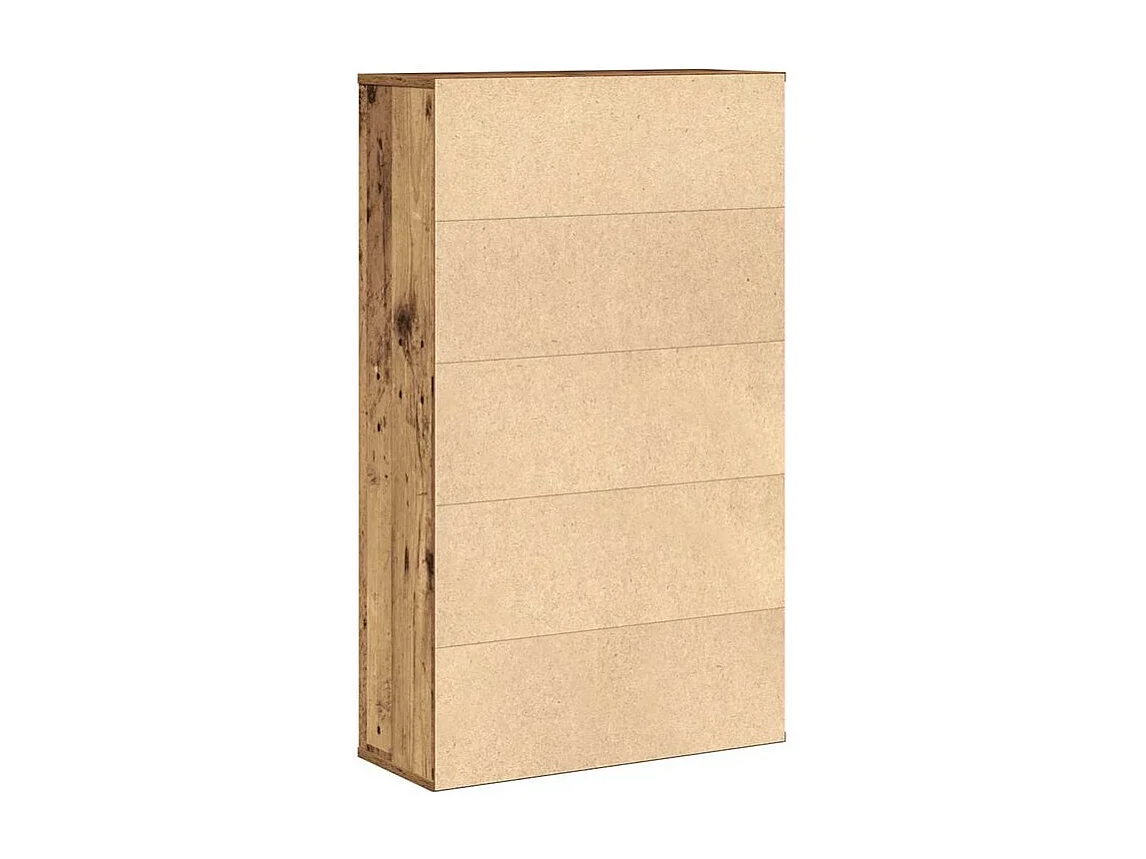 Bibliothèque vieux bois 60x24x101,5 bois d'ingénierie