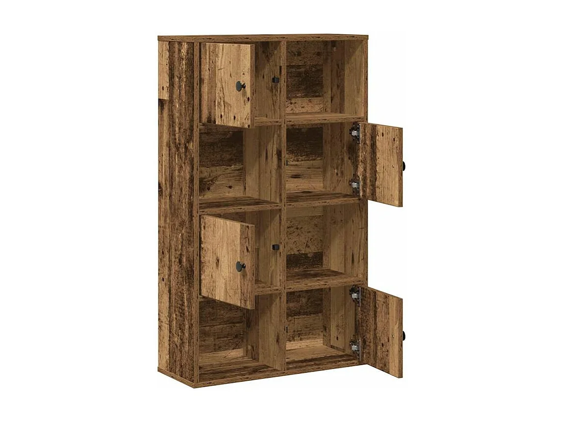 Bibliothèque vieux bois 60x24x101,5 bois d'ingénierie