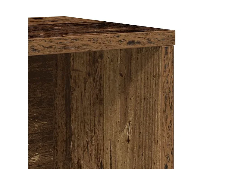 Bibliothèque vieux bois 60x24x101,5 bois d'ingénierie