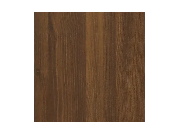 Bibliothèque séparateur en bois Mikola 60cm - Simple et moderne-Couleur Noyer