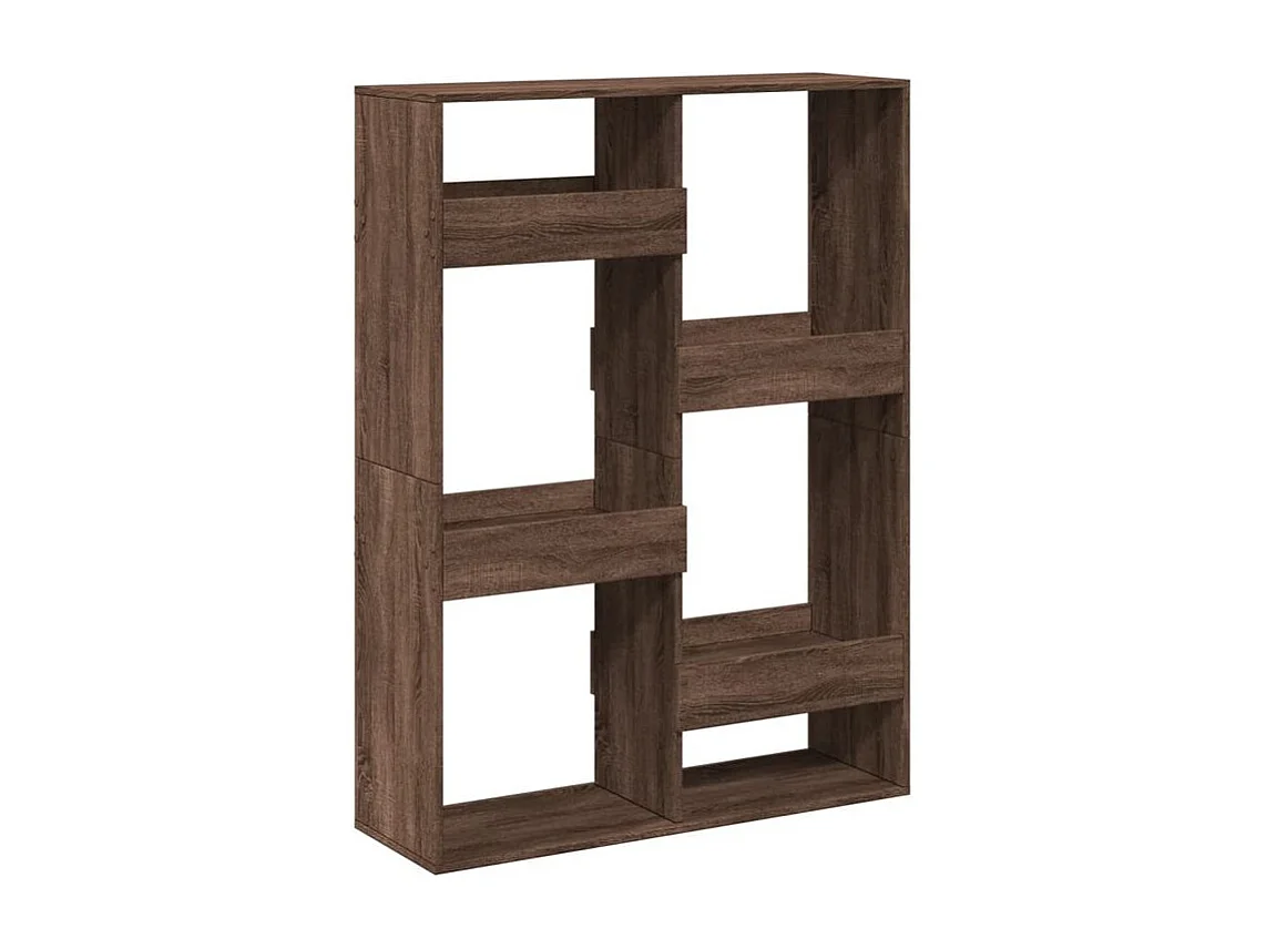 Bibliothèque chêne marron 100x33x135 bois d'ingénierie