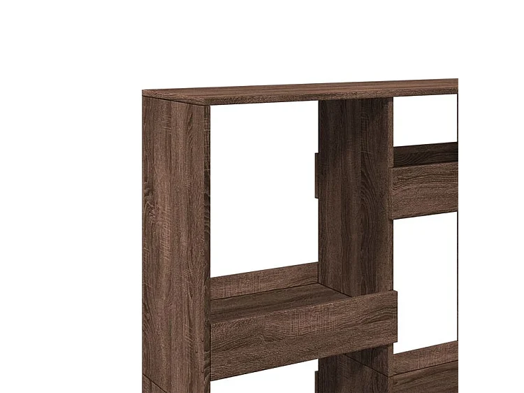 Bibliothèque chêne marron 100x33x135 bois d'ingénierie