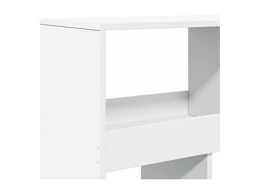 Bibliothèque blanc 100x33x187,5 bois d'ingénierie