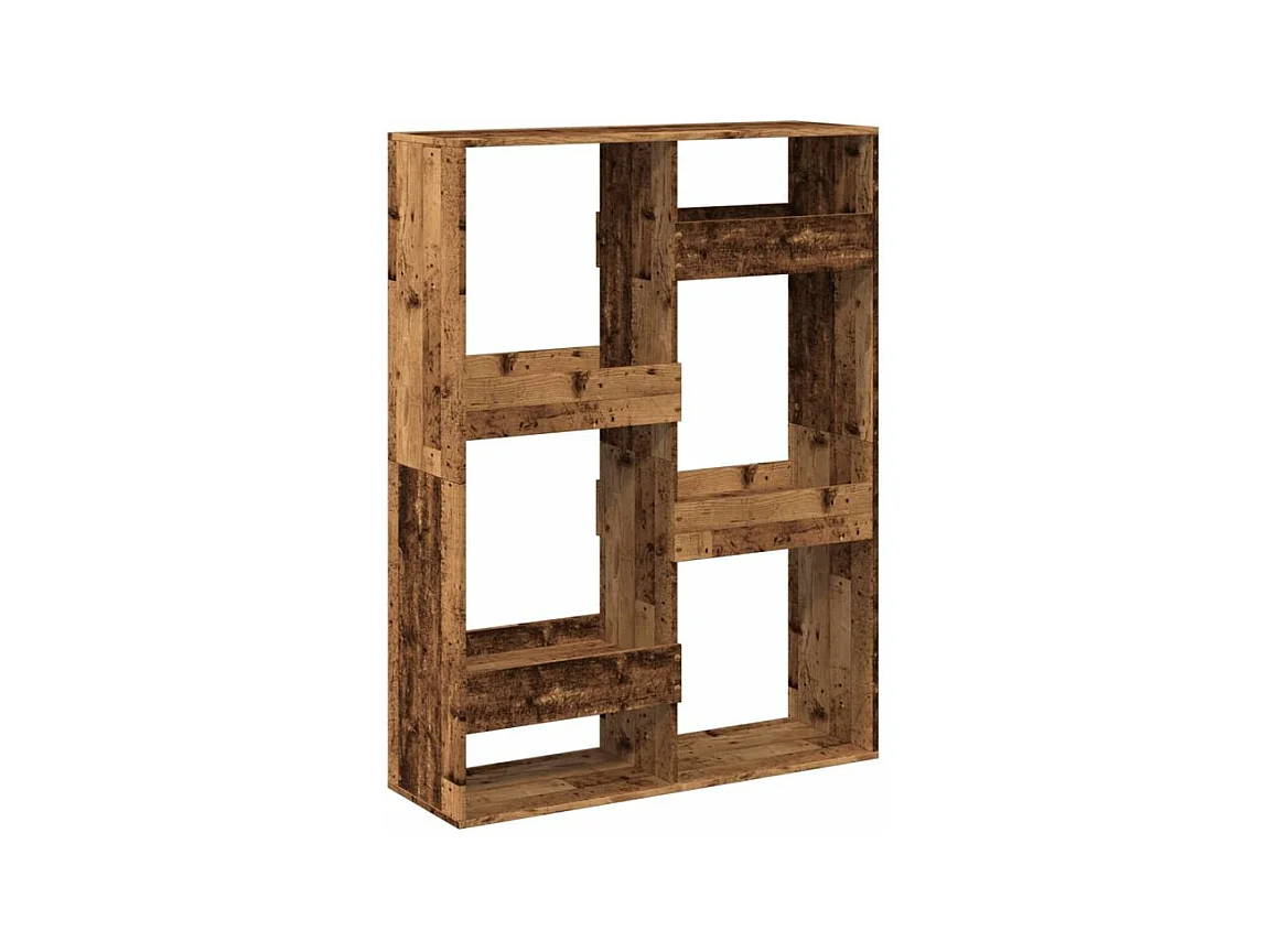 Bibliothèque vieux bois 100x33x135 bois d'ingénierie