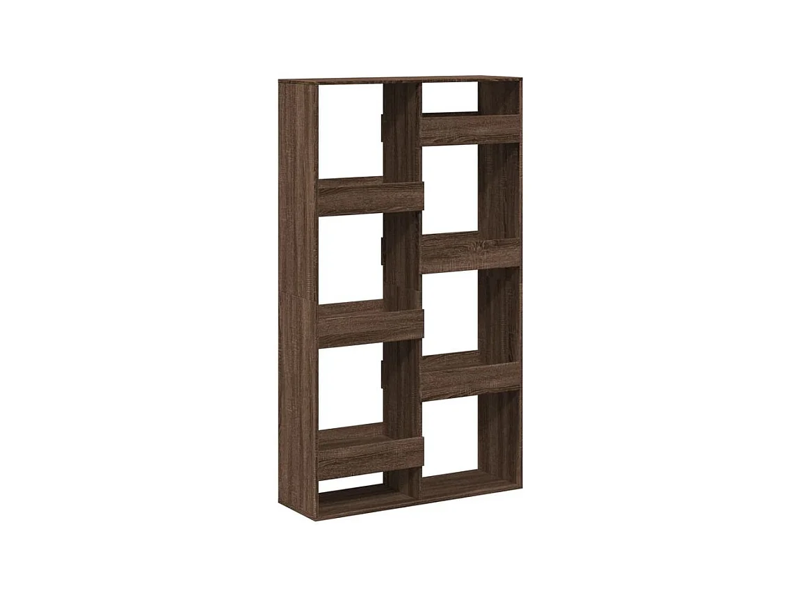 Bibliothèque chêne marron 100x33x175 bois d'ingénierie